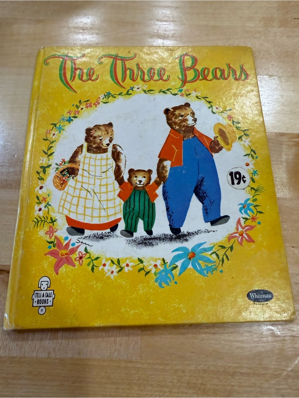 Whitman The Three Bears Kids Picture Book - Yellow Cover